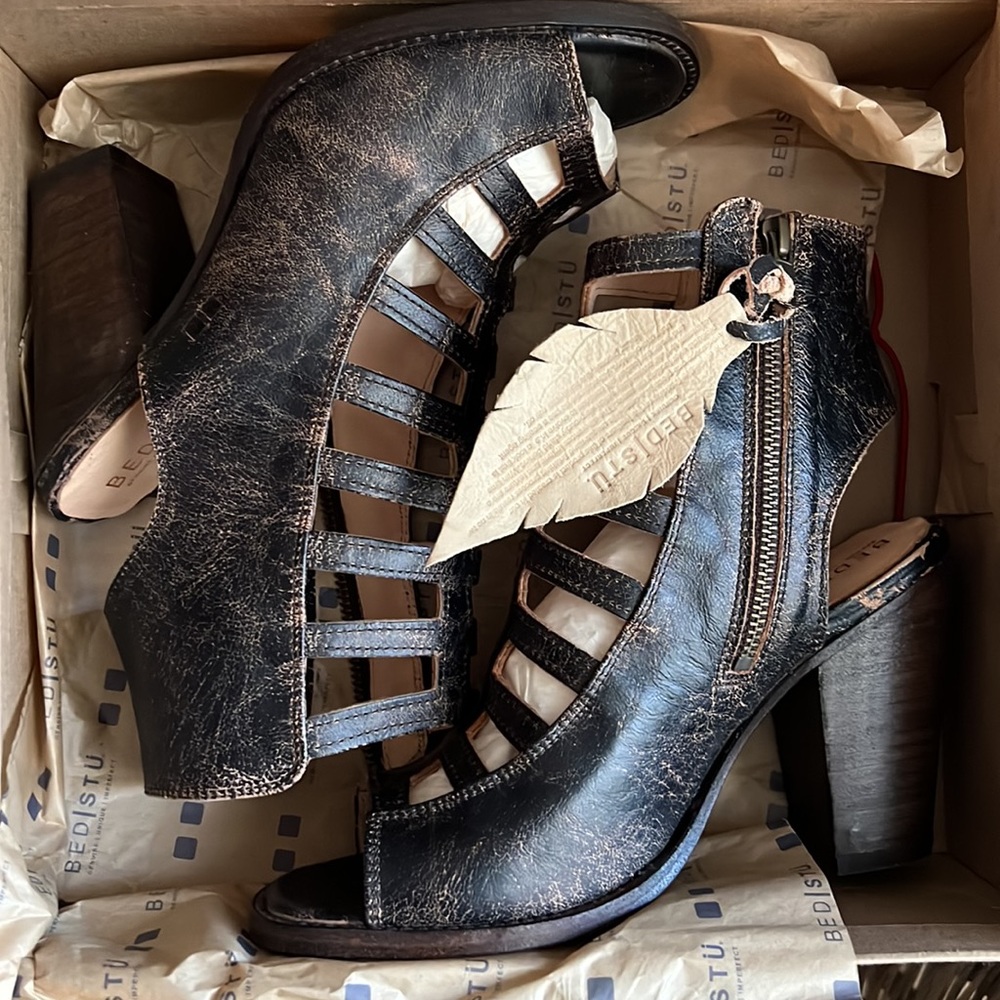 Bed|Stu Occam gladiator leather sandals Bed Stu - Picture 4 of 5